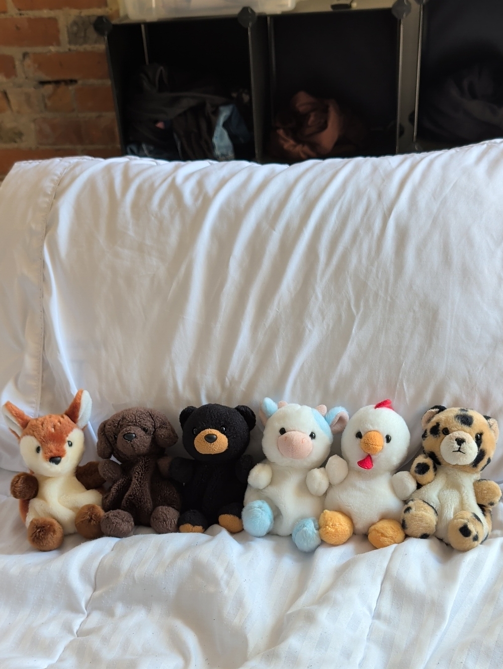 Bundle of six Palm Pals - Aurora plush stuffed animals